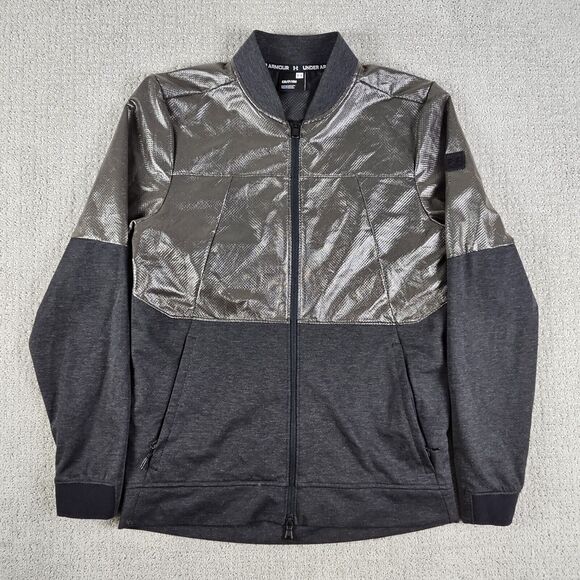 Under Armour Storm Unstoppable Jacket Mens Size S Gray/Black Gym Running Athlete - Picture 1 of 9